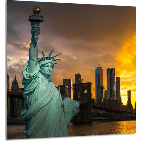Panneau de verre POUR la cuisine 60x65 Ville (1/5)
