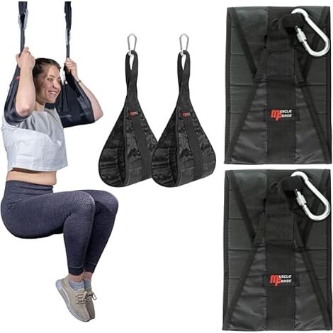 Sangles Pour Abdominaux - Sangles De Suspension Pour Barre De Tirage - Pour Exercices De Renforcement Du Core - Par 2 (1/3)