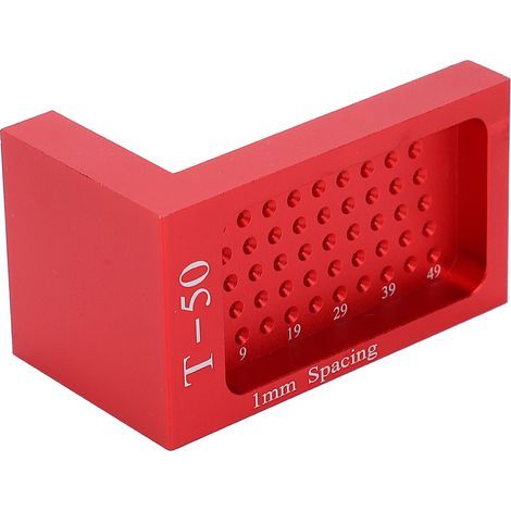 Kreuzkalibrierungslineal aus Aluminiumlegierung zum Markieren und Messen in der Holzbearbeitung (1/5)
