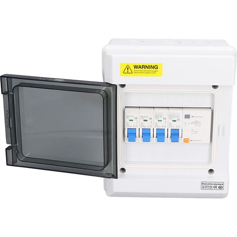 Tableau électrique triphasé style AU 230V 63A 30mA RCD+3 MCB(6A+16A+32A)