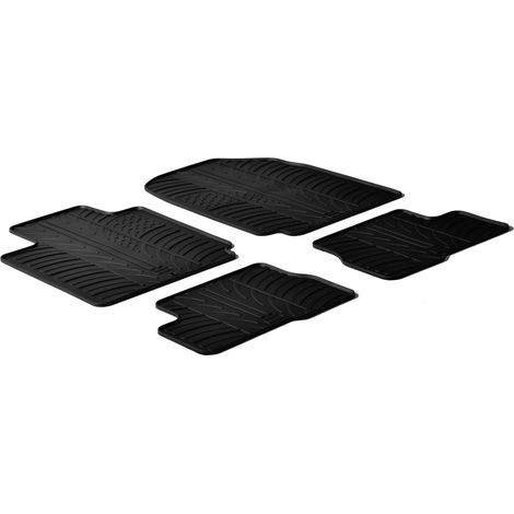 Set tappeti su misura in gomma - compatibile per  Nissan Micra 3p (01/0310/10) -  Nissan Micra 5p (01/0310/10)