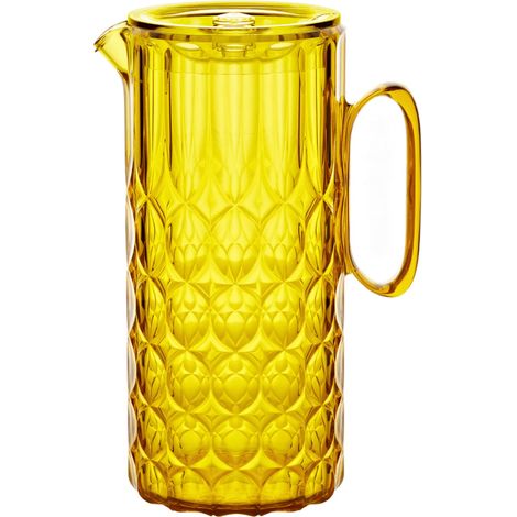 Guzzini - Vanity, Brocca con coperchio de SAN Bio-based e SMMA Bio-based - - --TERRA (Giallo Zafferano) (1/2)