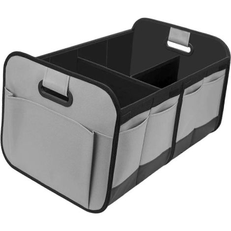 Organisateur de coffre de voiture pliable, robuste et portable, idéal pour les courses. (1/5)
