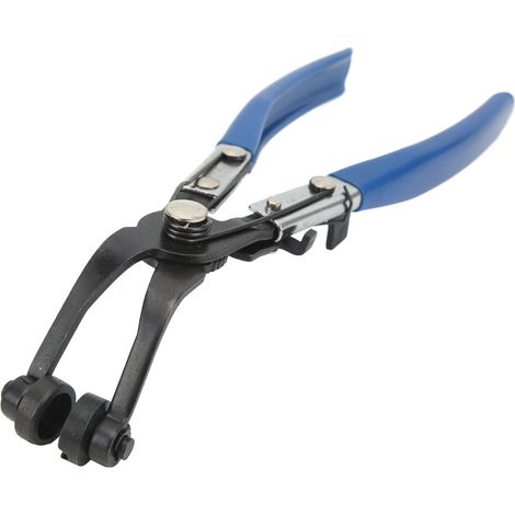 Pince à collier de serrage coudée à 45 degrés, antidérapante, ergonomique, flexible et pivotante pour tuyaux plats (1/5)