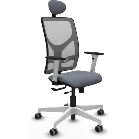 Chaise de bureau piqueras y crespo Motilla blanc mousse découpée (1/2)