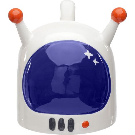 Tazon de Ceramica 3D Con Forma - Diseno Espacial Astronauta
