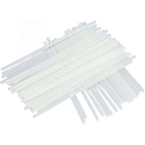 [JAMAIS UTILISÉ]180 bâtons de colle thermofusible en résine EVA blanche transparente à forte adhérence pour réparations artisanales (1/5)