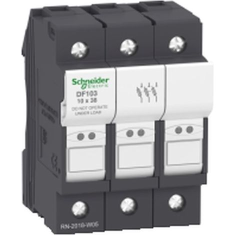 Schneider Electric Sicherungshalter TeSys 3p 32A , Sicherungsgröße 10x38mm DF103