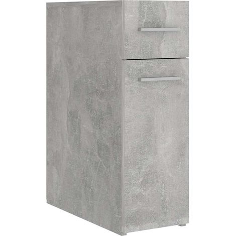 Armadietto da Farmacia Grigio Cemento 20x45,5x60 cm Multistrato DAS952874 (1/5)