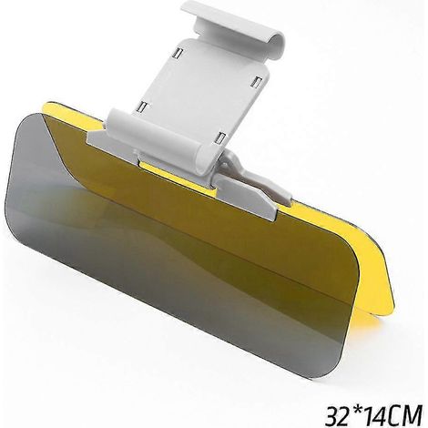 Pare-soleil anti-éblouissement avec lentille orientable à 180° - Installation facile - Pare-soleil de voiture durable