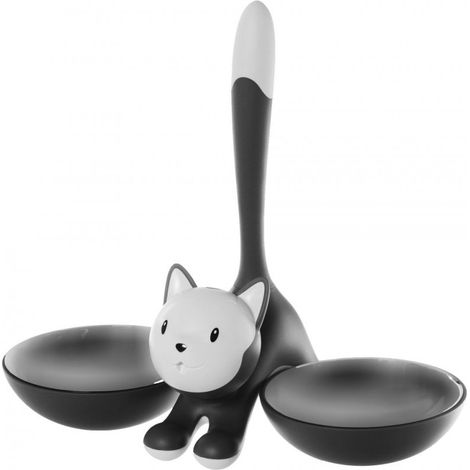 TIGRITO, Gamelle pour Chats, Alessi - Colore: Grigio