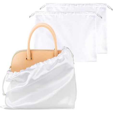 Sac à linge 2 pièces Sacs à poussière rangement pour sacs à main avec cordon de serrage Set (1/5)