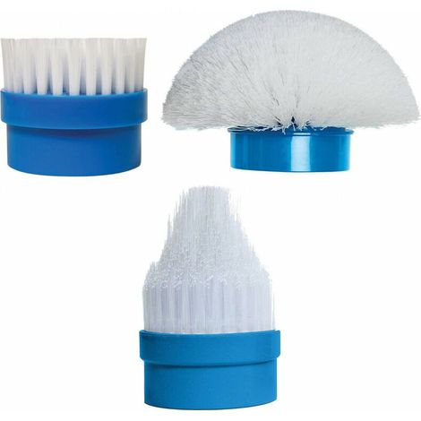 3 brosses ACTI BRUSH - TELESHOPPING - Blanc/Bleu - Adulte - Recharge Acti Brush (1/5)