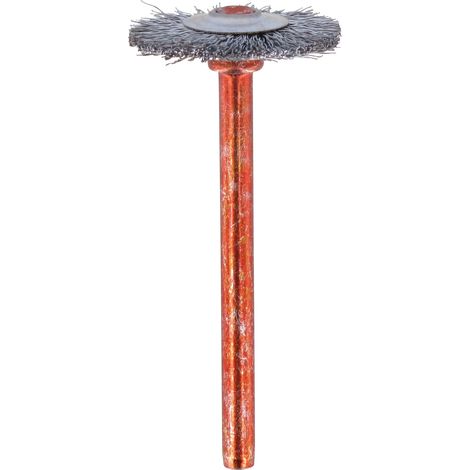 Ensemble d'accessoires de brosses en acier inoxydable Dremel 530 (pour outil multifonction avec 2 brosses en acier inoxydable de 19 mm pour nettoyer les matériaux inoxydables tels que l'aluminium, l'a