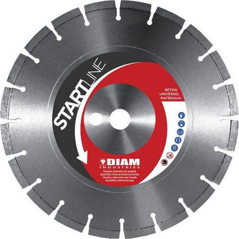 Disque diamant BS60 - gamme Startline - 300 - 3 - 10 - 25,4