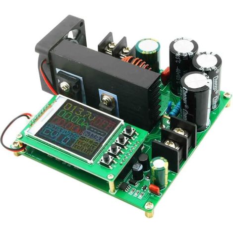Modulo convertitore Boost da 900 W con schermo TFT da 1,77" per la regolazione di più parametri e prestazioni affidabili. (1/4)