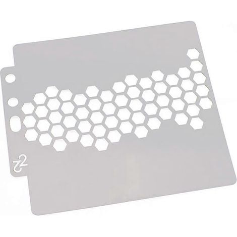 Malschablone Sechseckige Kunststoffvorlage für Handarbeiten, Dekoration, Scrapbooking