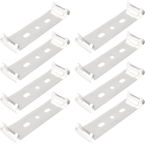 Clips de Fixation pour Tubes Lumineux à LED 74x20x9mm Luminaire Tubulaire (1/5)