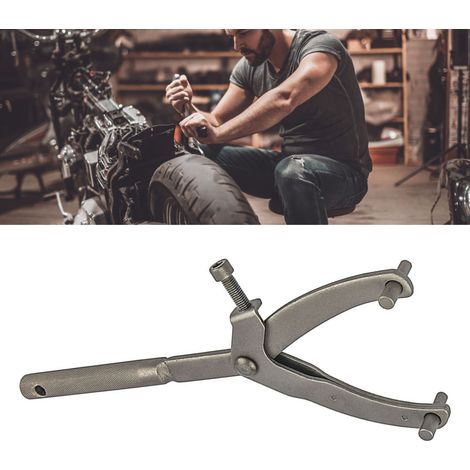 Clé à ergots en Y pour démontage embrayage moto, outil fiable et robuste, réglage magnéto, extracteur universel, acier durable, 3 branches. (1/5)