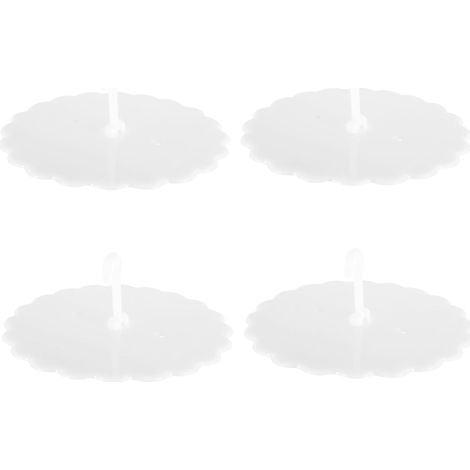 Lot de 4 crochets adhésifs pour lit, plafond en plastique (1/5)