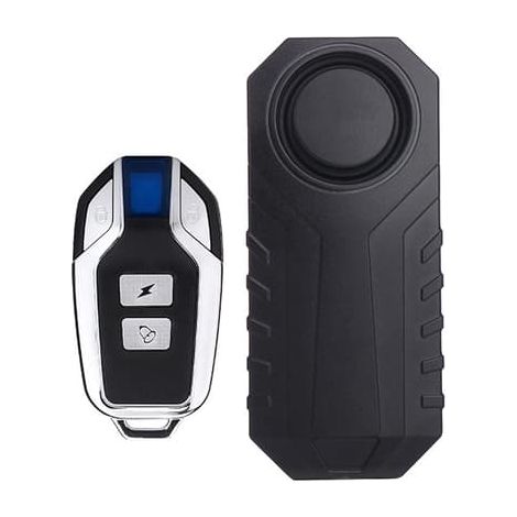 Alarme vélo avec télécommande 113 dB Noir (1/5)