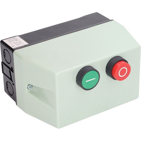 Démarreur moteur magnétique électrique avec boîtier ABS IP55, protection surcharge 12-18A, joints caoutchouc, pour moteur monophasé 220/230V 4KW (1/5)