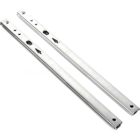 Glissières à billes de guidage, 17 mm, micro-billes, pour tiroir, 2 (1/5)
