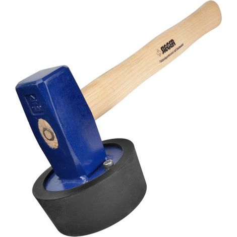 IDEAL Plattenlegerhammer 2000 gholz- und ringverkeilt Länge 41,5 cm Stiellänge 38 cm (1/2)