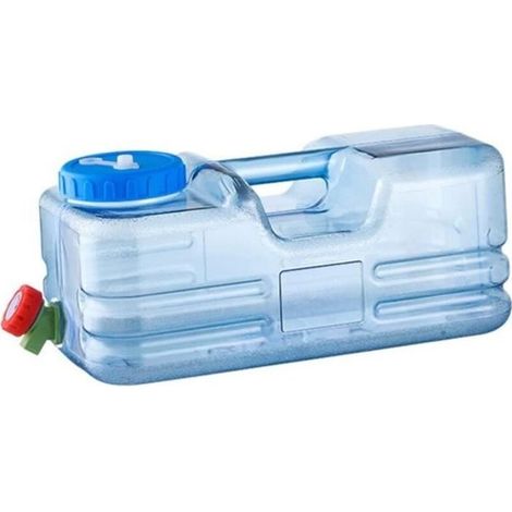 10L Jerrican Alimentaire Camping, Reservoir Eau Seau avec Robinet, Grande Capacité Bidon d\'eau avec Poignée, Bouilloire Qualité