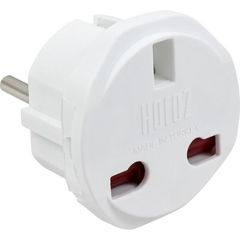 SPINA ADATTATORE EUR-INGLESE 3-2 PIN 16A BL - 4,8 MM