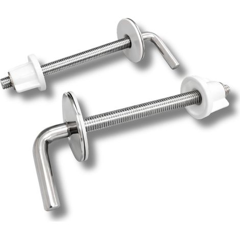 Cerniere fisse Kratos per copriwater termoindurenti fissaggio dal basso (1/4)