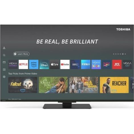TOSHIBA 43UV6F63DG - TV LED 43'' (108 cm) - 4K UHD 3840x2160 - Dolby Vision - Smart TV - 3xHDMI