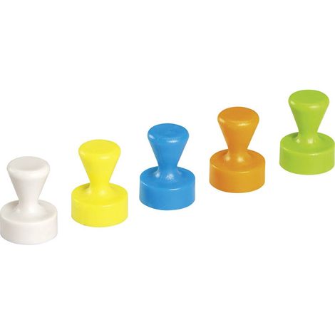 Maul Magnete neodimio (Ø x A) 12 mm x 16 mm cono Bianco, Giallo, Blu, Verde, Arancione 10 pz. 6168599 (1/4)
