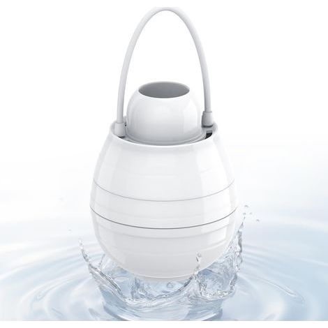 Filtre de baignoire — Système de filtration en 8 étapes — Élimine efficacement des centaines d'impuretés, purifie l'eau du bain et préserve la santé de la peau et des cheveux — Blanc (1/5)