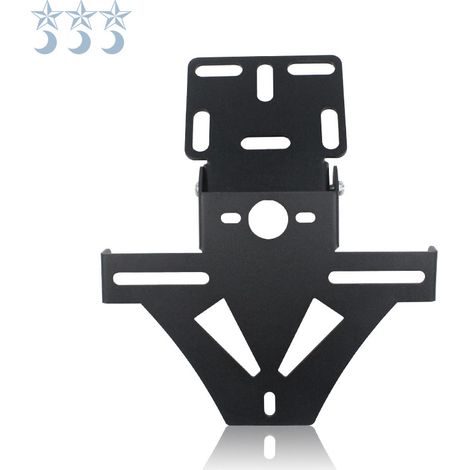 Support de plaque d'immatriculation arrière en métal rétro pour moto, accessoire de moto et clignotant, pour véhicule électrique.