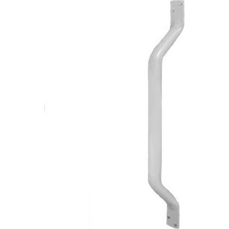 AKW 1200 Series Flat Ended Stainless Steel Grab Rail 305mm Length - White (1/3)