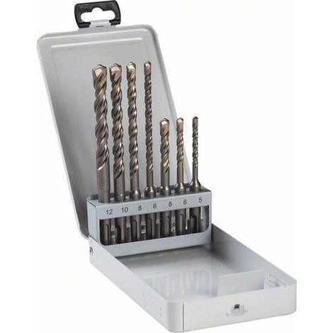 BOSCH SDS-Plus-5 Bohrer-Set mit 7 Bohrern - 2607018277