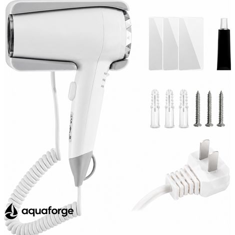 Sèche cheveux mural M 1809 1600 W ions négatifs air chaud froid (1/5)