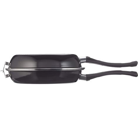 MAGEFESA sarten tortilla black 24 cm , Sartén tortilla Black 24 cm Sartén de  24 cm modelo Black de acero vitrificado con mango de Baquelita, fondo difusor y triple capa antiad