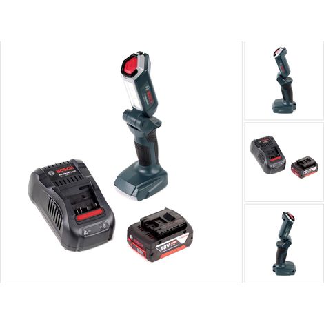 Bosch GLI 18V-300 Akku LED Lampe 18V 300lm + 1x 5,0 Ah Akku + Ladegerät