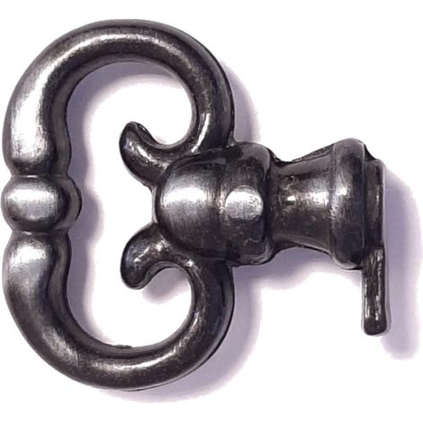 fausse clé de meuble anglaise vieux fer ancien serrure décoration rustique vintage clef (1/3)