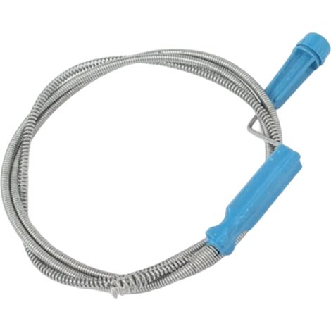 Déboucheur Spiralé - 3 m - Pour Canalisations Cuisine Salle De Bain - Diamètre 6 mm - Outil Manuel Pour Évacuation Bouchée (1/5)
