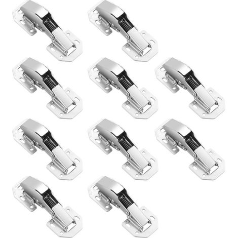 Roulettes Pour Meuble - Roulettes En Acier 117 X 41 X 18 Mm - Convient Pour Pieds De Meuble - Lot De 10 (1/5)