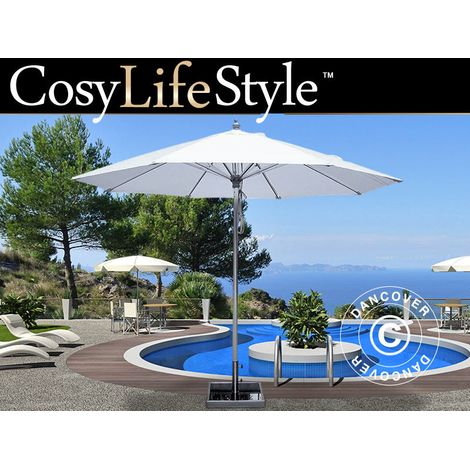 Parasol Bermuda, Ø3 m, White - Dancover