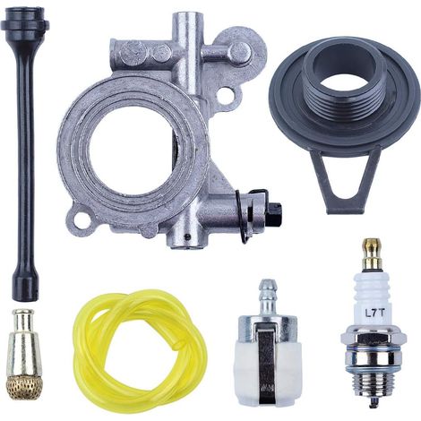 Engrenage de pompe à huile filtre à essence pour Husqvarna 362 365 371 372 372XP 385 390 (1/5)