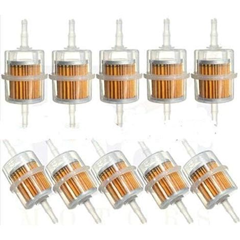 Lot de 20 filtres à carburant universels 6–8 mm, pièces de remplacement pour système d’alimentation moteur (1/3)