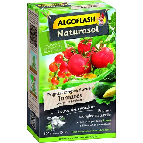 ALGOFLASH NATURASOL 800g Fertilizzante naturale per orto ALGOFLASH