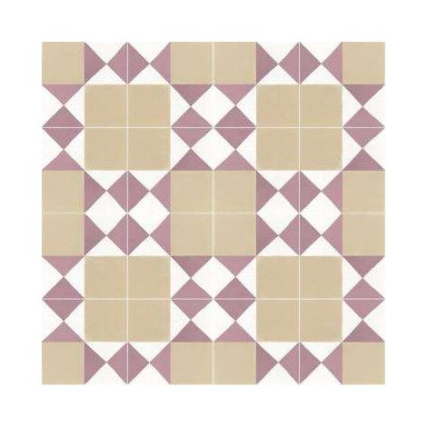 Aelle - Carrelage sol / mur effet ciment 20x20 cm CAPRICE DECO CHESS COLOURS - Vendu par boîte de 1 m² (1/4)