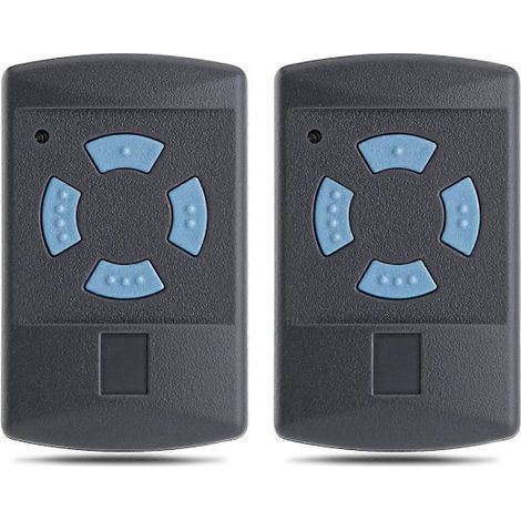 Dos mandos a distancia para puertas de garaje compatibles con HSM4-868 (1/5)