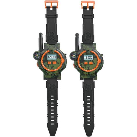 Montre Talkie-Walkie Enfant avec Lampe Torche, Jeu de Rôle Walkies Talkies pour Garçons et Filles, Accessoire Aventure Extérieur, Cadran Numérique, 1 Pièce (1/5)